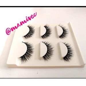3 pairs of 3D mink eyelashes💕 Slay on a budget